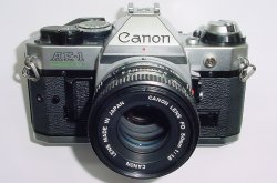 Canon AE-1 Program 35mm SLR Film Manual Camera + Canon 50mm F/1.8 FD Lens