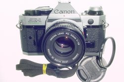 Canon AE-1 Program 35mm SLR Film Manual Camera + Canon 50mm F/1.8 FD Lens