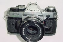 Canon AE-1 Program 35mm SLR Film Manual Camera + Canon 50mm F/1.8 FD Lens - Ex++