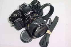 Minolta X-300 35mm Film SLR Manual Camera with 35-70mm F/3.5 MD MACRO Zoom Lens
