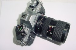 Canon AE-1 Program 35mm Film SLR Camera + Canon 35-70mm f/3.5-4.5 FD Zoom Lens