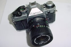 Canon AE-1 Program 35mm Film SLR Camera + Canon 35-70mm f/3.5-4.5 FD Zoom Lens