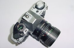 Canon AE-1 Program 35mm Film SLR Camera + Canon 35-70mm f/3.5-4.5 FD Zoom Lens