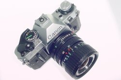 Canon AE-1 Program 35mm Film SLR Camera + Canon 35-70mm f/3.5-4.5 FD Zoom Lens