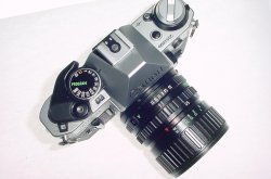 Canon AE-1 Program 35mm Film SLR Camera + Canon 35-70mm f/3.5-4.5 FD Zoom Lens