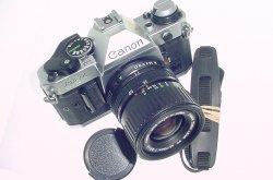 Canon AE-1 Program 35mm Film SLR Camera + Canon 35-70mm f/3.5-4.5 FD Zoom Lens