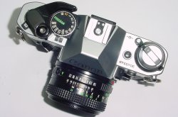 Canon AE-1 Program 35mm SLR Film Manual Camera + Canon 50mm F/1.8 FD S.C. Lens
