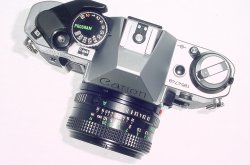 Canon AE-1 Program 35mm SLR Film Manual Camera + Canon 50mm F/1.8 FD Lens