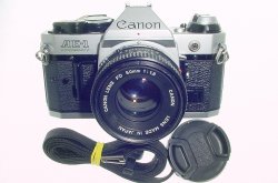Canon AE-1 Program 35mm SLR Film Manual Camera + Canon 50mm F/1.8 FD Lens