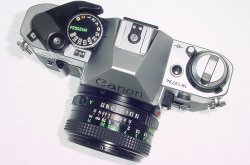 Canon AE-1 Program 35mm SLR Film Manual Camera + Canon 50mm F/1.8 FD Lens