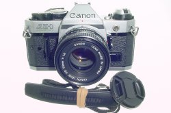 Canon AE-1 Program 35mm SLR Film Manual Camera + Canon 50mm F/1.8 FD Lens