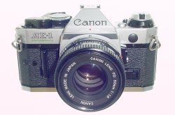 Canon AE-1 Program 35mm SLR Film Manual Camera + Canon 50mm F/1.8 FD Lens