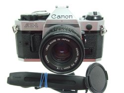 Canon AE-1 Program 35mm SLR Film Manual Camera + Canon 50mm F/1.8 FD Lens