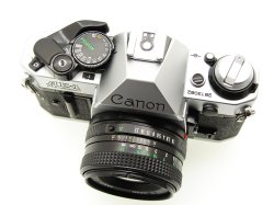 Canon AE-1 Program 35mm SLR Film Manual Camera + Canon 50mm F/1.8 FD Lens
