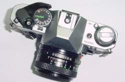 Canon AE-1 Program 35mm SLR Film Manual Camera with Canon 50mm F/1.8 FD Lens