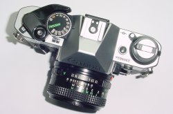 Canon AE-1 Program 35mm SLR Film Manual Camera with Canon 50mm F/1.8 FD Lens