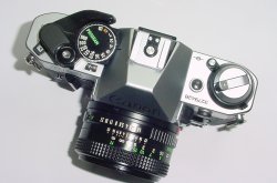 Canon AE-1 Program 35mm SLR Film Manual Camera with Canon 50mm F/1.8 FD Lens