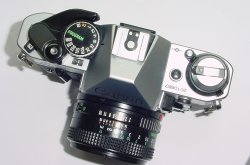 Canon AE-1 Program 35mm SLR Film Manual Camera with Canon 50mm F/1.8 FD Lens
