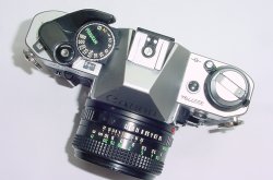 Canon AE-1 Program 35mm SLR Film Manual Camera with Canon 50mm F/1.8 FD Lens