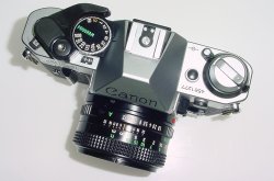 Canon AE-1 Program 35mm SLR Film Manual Camera with Canon 50mm F/1.8 FD Lens