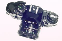 Canon AE-1 Program 35mm SLR Film Manual Camera with Canon 50mm F/1.8 FD Lens