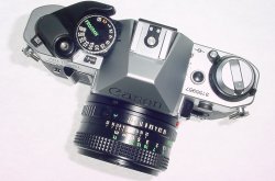 Canon AE-1 Program 35mm SLR Film Manual Camera with Canon 50mm F/1.8 FD Lens