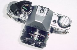 Canon AE-1 Program 35mm SLR Film Manual Camera with Canon 50mm F/1.8 FD Lens