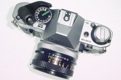 Canon AE-1 Program 35mm SLR Film Manual Camera with Canon 50mm F/1.8 FD Lens