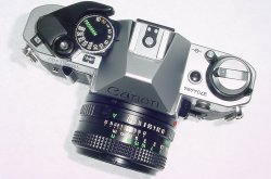 Canon AE-1 Program 35mm SLR Film Manual Camera with Canon 50mm F/1.8 FD Lens