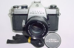 Pentax Spotmatic SP F 35mm Film SLR Manual Camera + Takumar 55mm F/2 SMC Lens
