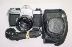 Pentax Spotmatic SP F 35mm Film SLR Manual Camera + Takumar 55mm F/2 SMC Lens