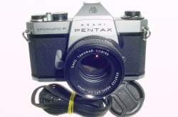 Pentax Spotmatic SP F 35mm Film SLR Manual Camera + Takumar 55mm F/2 SMC Lens