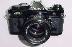 Canon AE-1 Program 35mm SLR Film Manual Camera + Canon 50/1.4 FD Lens Excellent