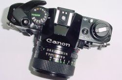 Canon AE-1 Program 35mm SLR Film Manual Camera + Canon 50/1.4 FD Lens Excellent