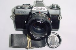 minolta XD 7 35mm Film SLR Manual Camera + Minolta 50mm F/1.4 MD Lens