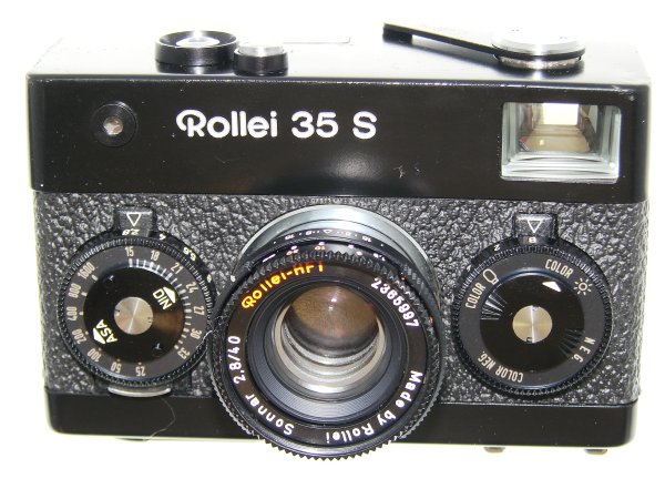 Rollei 35 S 35mm Film Camera Rollei-HFT Sonnar 40mm F/2.8 Lens