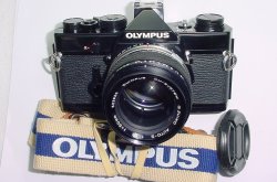 Olympus OM-1 35mm Film SLR Manual Camera with Olympus 50mm f/1.4 G.Zuiko Lens
