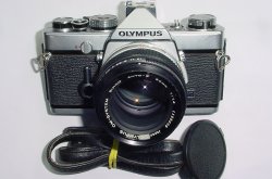Olympus OM-1 35mm Film SLR Manual Camera with Olympus 50mm f/1.4 G.Zuiko Lens