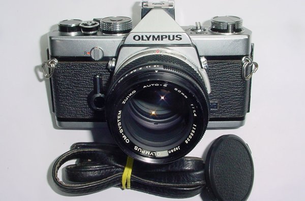 Olympus OM-1 35mm Film SLR Manual Camera with Olympus 50mm f/1.4 G.Zuiko Lens