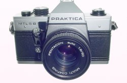 Praktica MTL 5 B 35mm Film Manual SLR Camera with Pentacon 50mm F/1.8 MC Lens