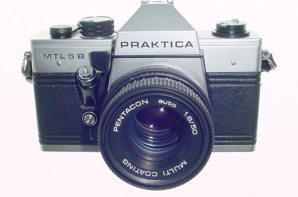 Praktica MTL 5 B 35mm Film Manual SLR Camera with Pentacon 50mm F/1.8 MC Lens