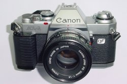 Canon AL-1 QF 35mm SLR Film Manual Camera with Canon 50mm F/1.8 FD Lens