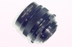 Mir-1 37mm f/2.8 Brussels Grand Prix 1958 USSR M39 Screw Mount Lens