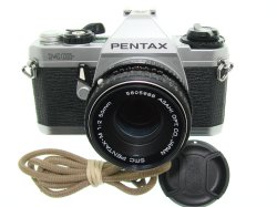 Pentax MG 35mm SLR Film Manual Camera with Pentax-M 50mm F/2 smc Lens