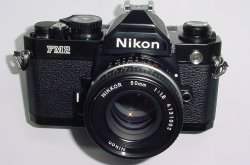 Nikon FM2N 35mm Film SLR Manual Camera + Nikon 50/1.8 NIKKOR AIs Lens