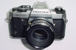 Pentax Super Program 35mm SLR Film Camera + Pentax-A 50mm f/1.7 smc Lens