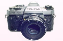 Pentax Super Program 35mm SLR Film Camera + Pentax-A 50mm f/1.7 smc Lens