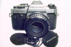 Pentax Super Program 35mm SLR Film Camera + Pentax-A 50mm f/1.7 smc Lens
