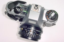 Pentax Super Program 35mm SLR Film Camera + Pentax-A 50mm f/1.7 smc Lens