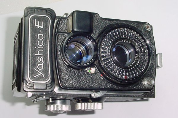 Yashica-E YE 120 Film 6x6 Medium Format Camera with Yashinon 80/3.5 Lens